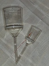 2 Glasfilter Filter Apotheke Medizinbedarf Laborglas Laborbedarf Selten Rarität