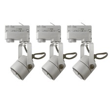 3x SLV 132024 Strahler Spot Stromschienenstrahler GU10 6W 3000K DIM Spot 79