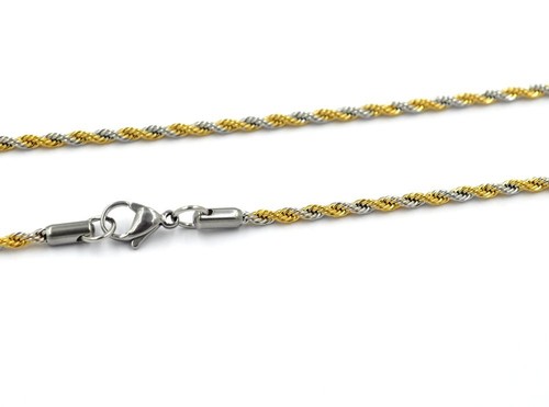 Edelstahl kordelkette kette - edelstahl,