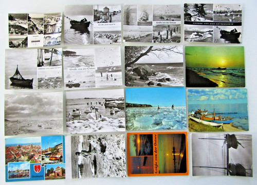 Postkarten lot ddr - lot, ostsee