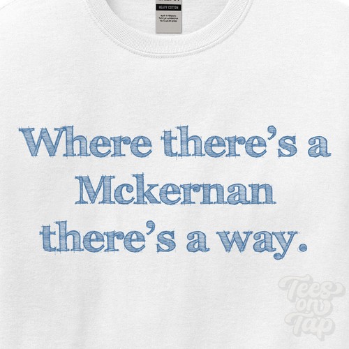 Mckernan there a - mckernan, there's