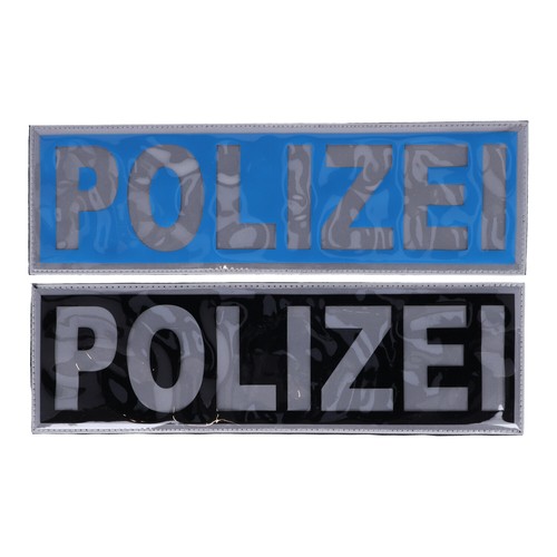 Klettschild polizei 10cm - klettschild, x
