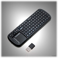 Mini Bluetooth Wireless Keyboard mit Touchpad Remote Smart-TV,PC,PS3/4