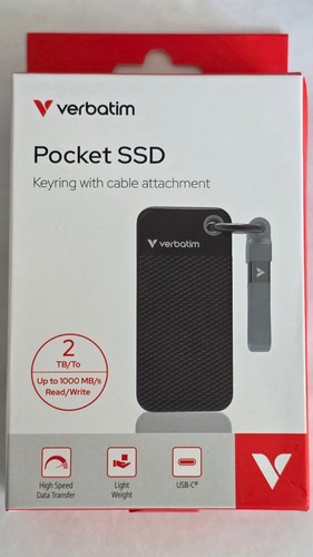 2tb verbatim pocket ssd - verbatim,