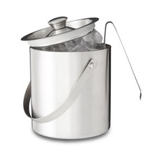 Eisbehälter Eiseimer Eiswürfelkühler Eisbox Eiskübel isoliert 1,5 L doppelwandig