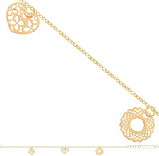 Rodium - Goldene Armband, 14