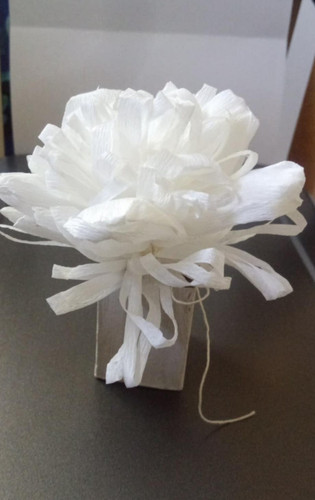 Tischdeko blumen krepp - 12,