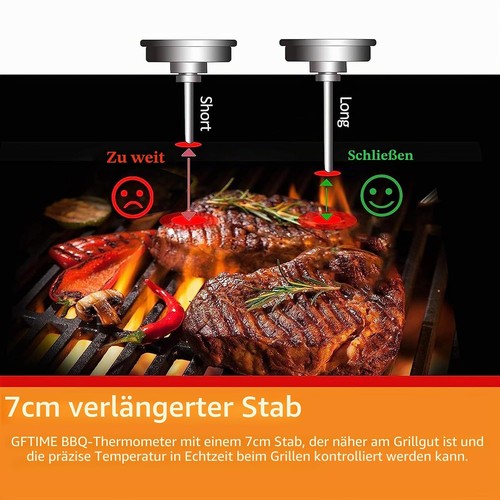 Gftime edelstahl thermometer - edelstahl,
