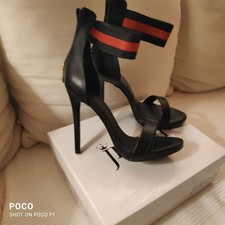 JEEINI Schwarze High Heel