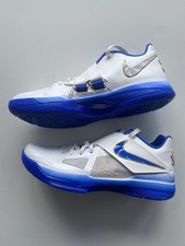 Nike Zoom KD 4 Alternate MVP Basketball Schuhe Gr. 45 weiß blau Sneaker