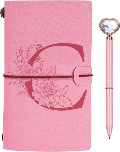 Notizbuch leder rosa - notizbuch, pu