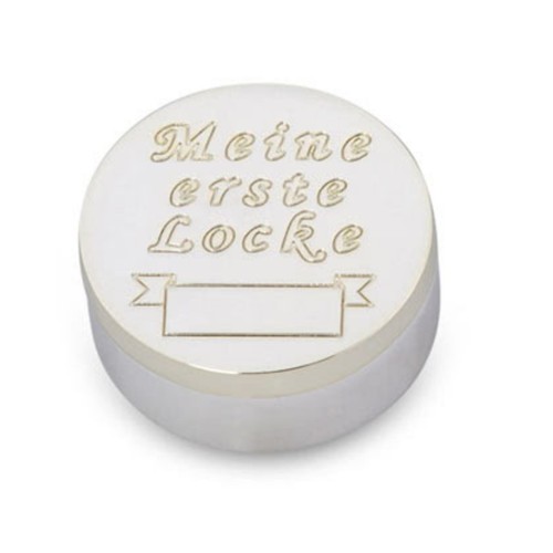 Lockendose silber taufgeschenk - silber,