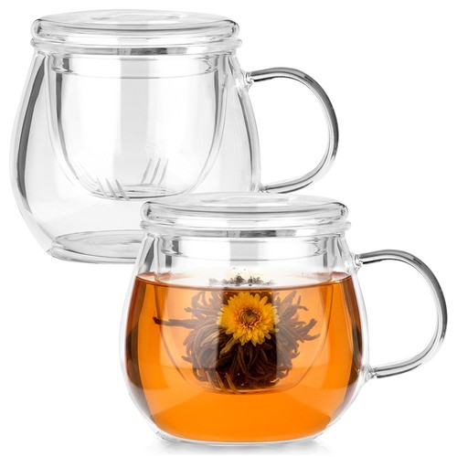 Teetasse teeglas mit sieb und - mit,
