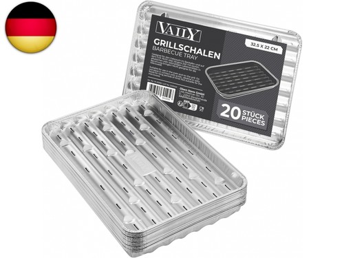 Alu grillschalen grillpfanne - alu,