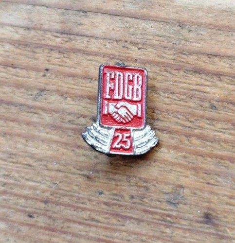 Ddr anstecker fdgb - fdgb, jahre