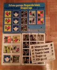 Schau genau,  Wehrfritz, Vintage,   Lernspiel