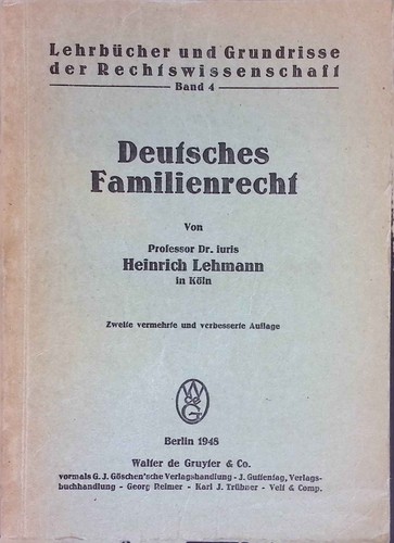 Deutsches familienrecht - deutsches,