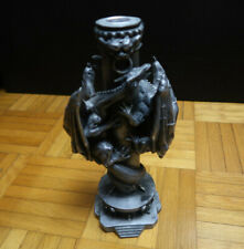 Drachen Kerzenständer aus Kunststein Gothik Tolle Deko Dekoration Figur von 1998