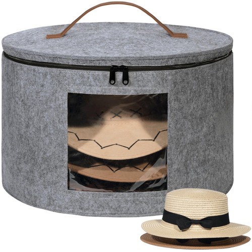 Hutschachtel rund filz 26cm - rund, 43*26cm