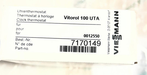 Viessmann uhrenthermostat - viessmann,