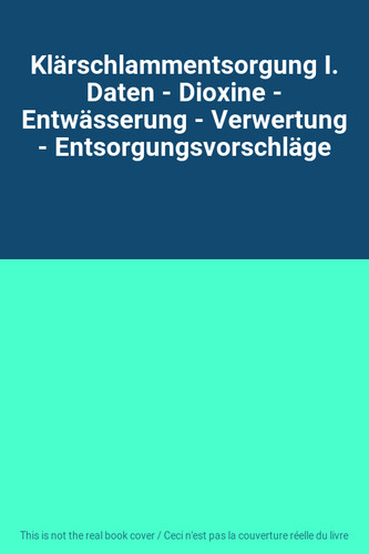 Klärschlammentsorgung - , i