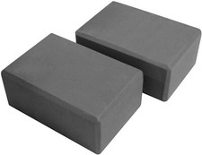 VLFit 2er-Set Yoga Blöcke/Yogablock - hochdichter Eva-Schaum, Fitness-Block, umw