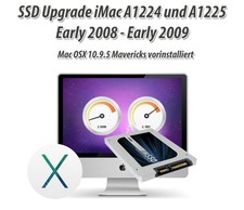 1 TB SSD Upgrade für iMac 20" A1224 und 24" A1225 2008 - 2009 Mac OSX 10.9.5