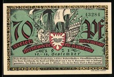 Notgeld Kiel 1921, 70 Pfennig