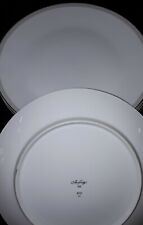 10x Arzberg Medaille Mailand 2025-9921 Graues Band Teller, Essteller 24cm