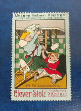 CLEVER STOLZ SANNEN-MARGARINE Reklamemarke Werbemarke (13300)