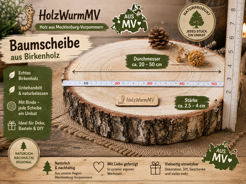 Baumscheibe birke 50cm mit - baumscheibe,