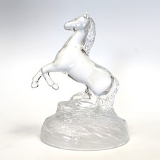 Vintage Glasfigur Pferd