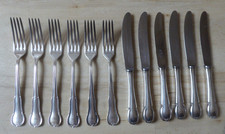 WMF Vorspeisen - Besteck  - Barock - 90er Silber -  6 Pers. - 12 Teile