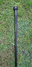 Antiker Gehstock Stock aus Holz Ebenholz
