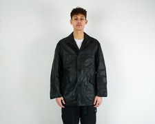 Leder Herren XL Jacke Mantel