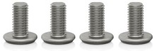 Viablue Edelstahl-Schrauben - M8 x 16 Ultra Flat - 4 Stück - Spike-Befestigung