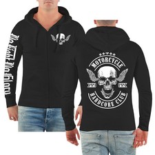Herren Kapuzenjacke Biker