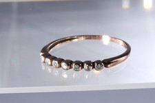 8kt Goldring Diamantring