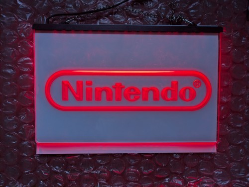 Led nintendo leuchtschild - nintendo,