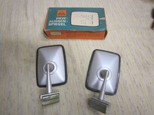 UNGEBRAUCHT ! Satz Spiegel  DDR Trabant Wartburg links + rechts DDR SILBER !