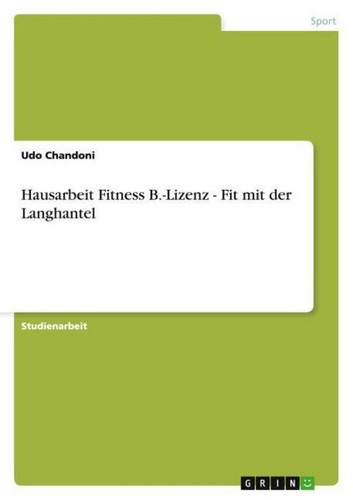 Hausarbeit fitness lizenz - hausarbeit,