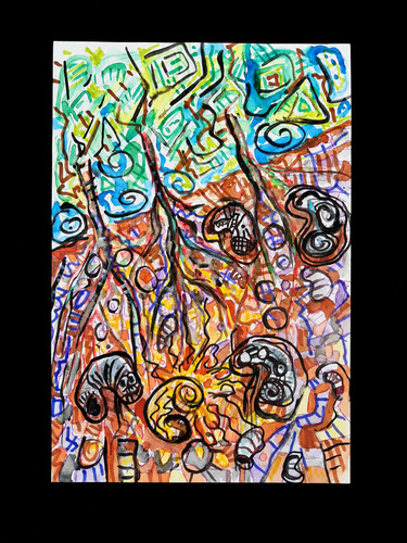 Original aquarell - original,