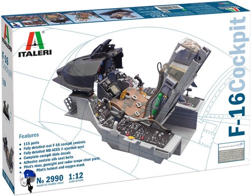 Italeri 2990 cockpit - 2990:,