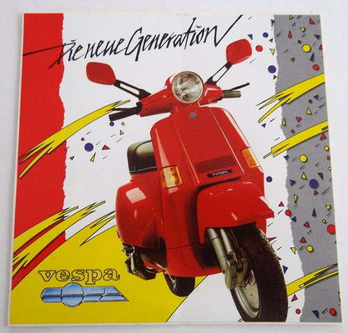 Werbe aufkleber vespa - werbe-aufkleber,