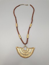 Ethno-Kette mit vergoldetem