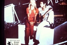 SOS-SOS-SOS Bermuda Dreieck - Gloria Guida - 1 Dia - 5x5cm gerahmt (2684)