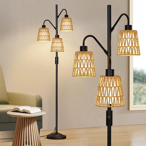 Dimmbar led stehlampe boho - led,