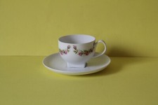 Melitta Budapest Form 29 Rosa Rosen Kaffeetasse mit Untertasse Tasse Untere