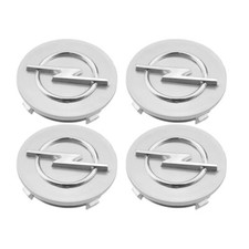4x 64mm Für OPEL Radkappen Nabendeckel Alufelgen Wheel Caps Felgendeckel Silver