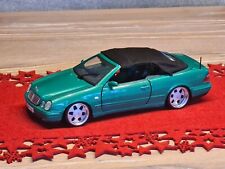 1:18 Clk Cabrio W208 Designo MAE Tuning Modell tiefer Einzelstück Sammler grün 